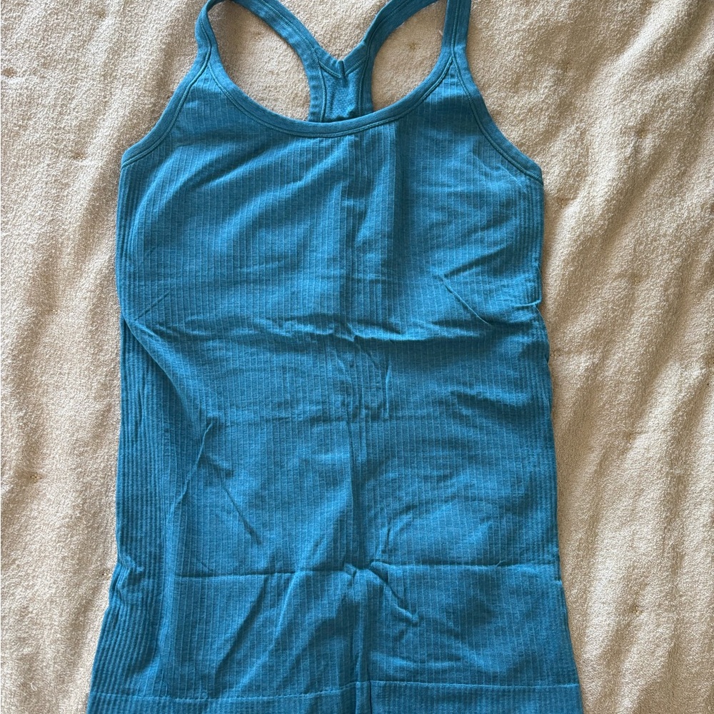 lululemon athletica Ribbed Racerback Tank - Teal